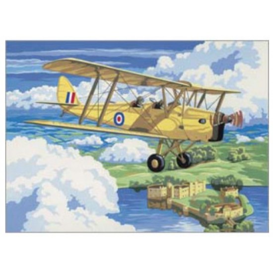 Peinture par Numéros Royal & Langnickel (30x45cm) - Avion Nostalgie